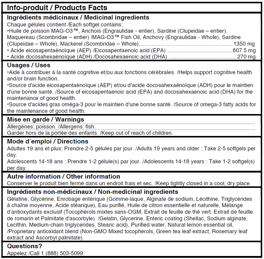 MAG-O3™ Daily Omega-3 | Q-EB01/Q-EB03